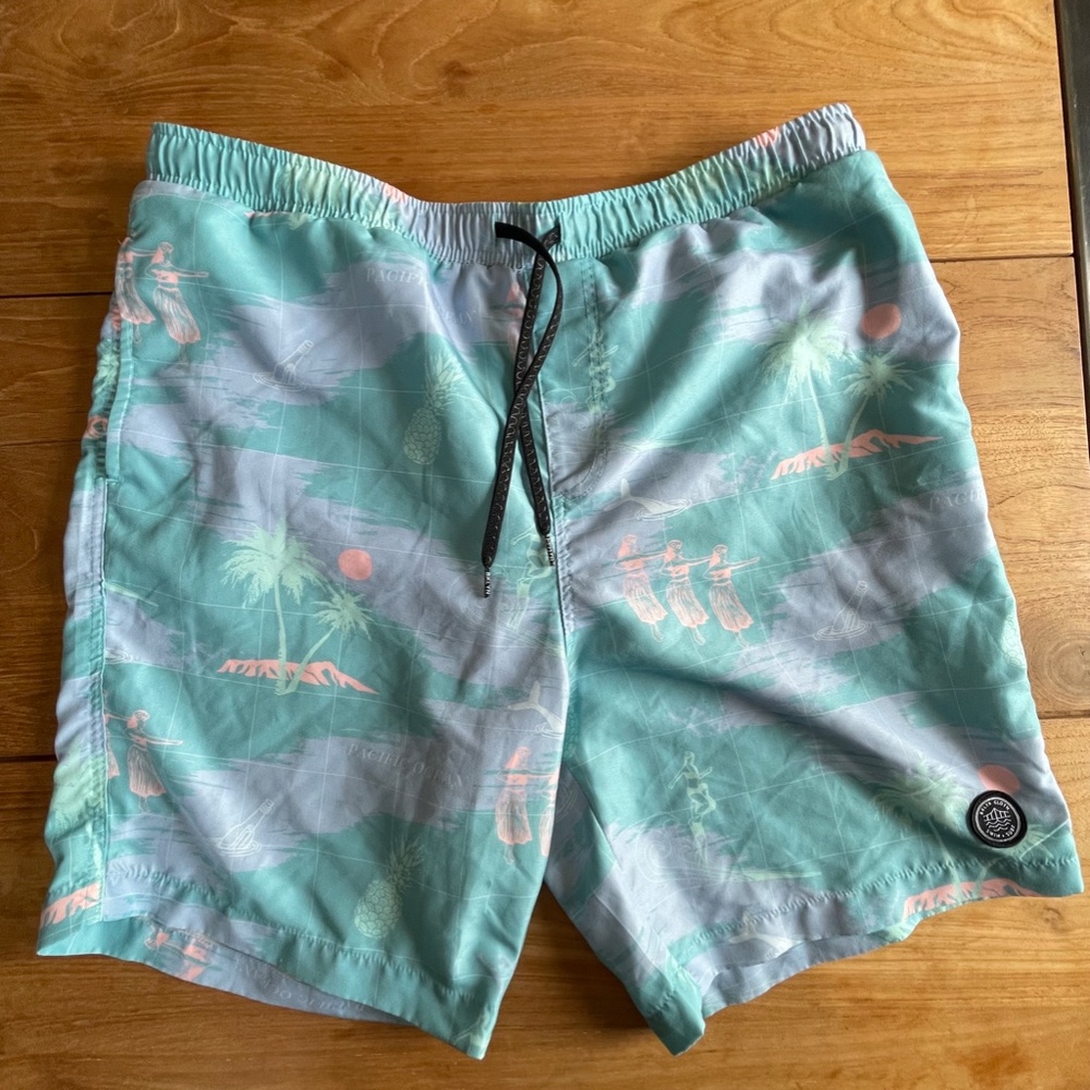 Colorful swim shorts